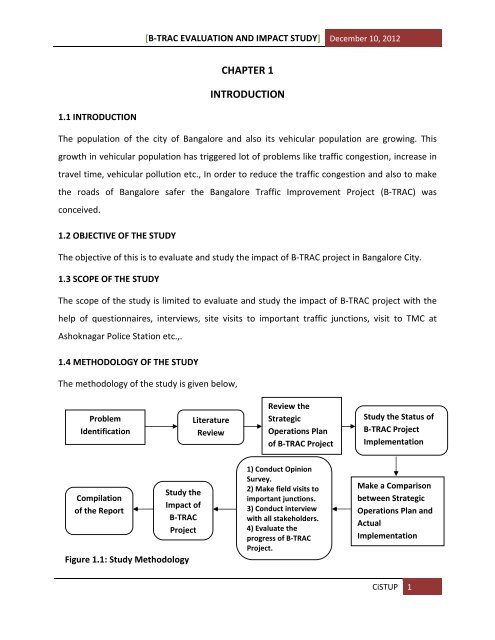 Report for B-Trac - CiSTUP