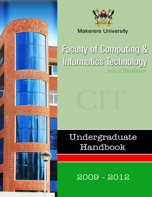 Undergraduate Handbook - School of Computing and Informatics ...