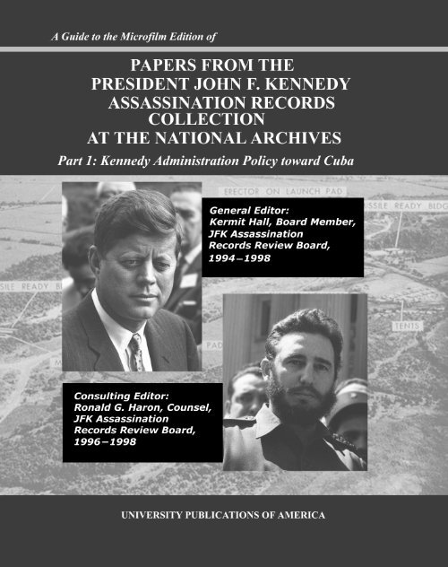 Papers from the John F. Kennedy Assassination Records - ProQuest