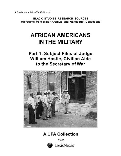 African Americans in the Military, Part 1 - ProQuest