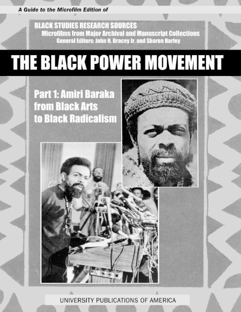 The Black Power Movement Part 1: Amiri Baraka from - LexisNexis