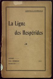 La Ligne des Hesperides