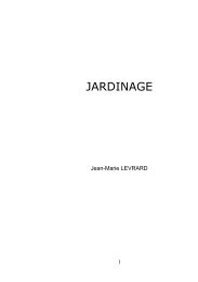 Le jardinage (pdf)