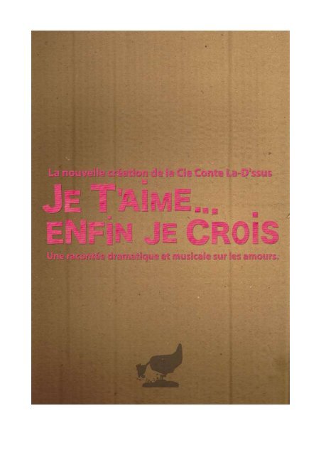 Dossier de diff je t'aime.pdf - Olivier Cariat