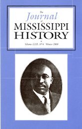 The Taylor Administration Versus Mississippi Sovereignty