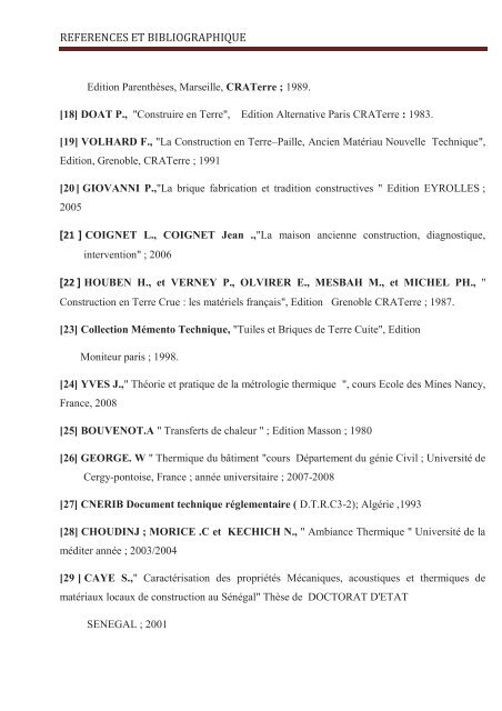 Contribution à l'etude des propriétés mécaniques et thermiques des ...