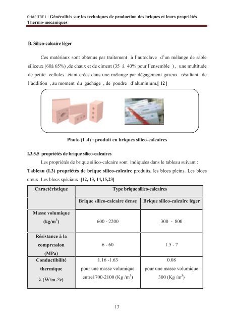 Contribution à l'etude des propriétés mécaniques et thermiques des ...