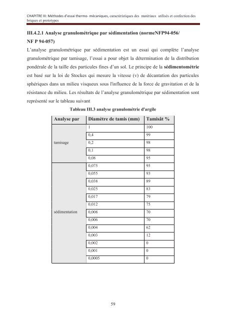 Contribution à l'etude des propriétés mécaniques et thermiques des ...