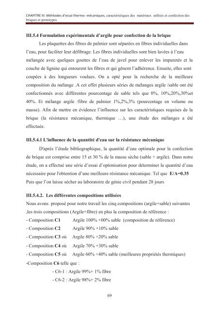 Contribution à l'etude des propriétés mécaniques et thermiques des ...