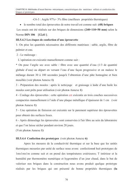 Contribution à l'etude des propriétés mécaniques et thermiques des ...