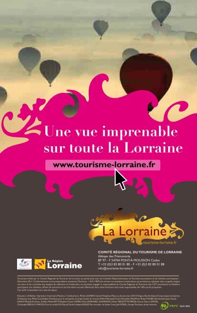 Tourisme en Lorraine