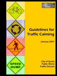 Guidelines for Traffic Calming - City of Sparks