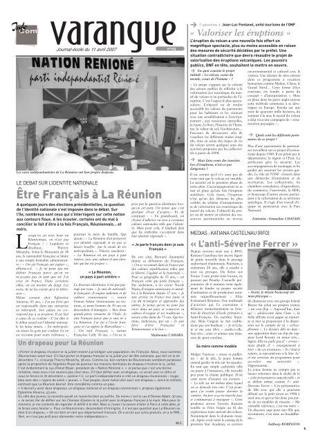 Varangue n°173 - Infocom Réunion