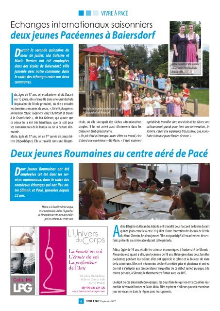 09/12 - Bulletin municipal n°96 - Ville de Pacé