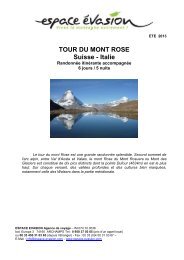 TOUR DU MONT ROSE Suisse - Italie - WEBRESA