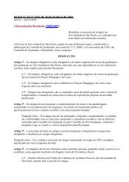 (Alterada pela Resolução 5808/2009) - USP