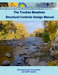 The Truckee Meadows Structural Controls Design ... - City of Sparks