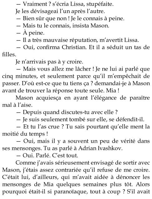 Vampire Academy 2 - Morsure de glace