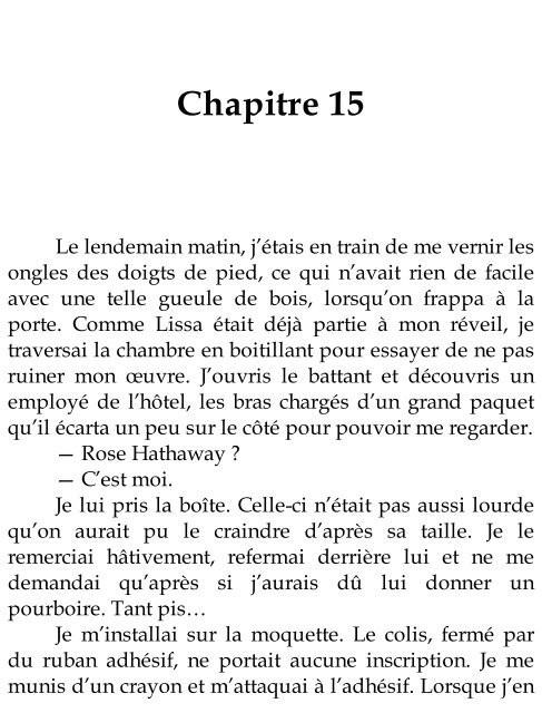 Vampire Academy 2 - Morsure de glace