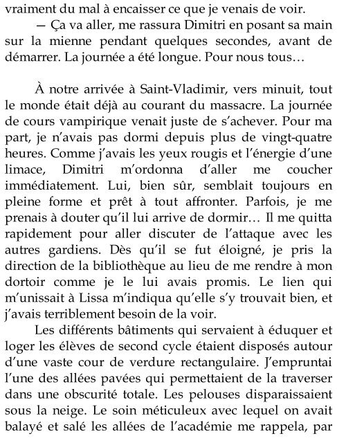 Vampire Academy 2 - Morsure de glace