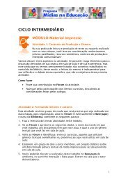 CICLO INTERMEDIÁRIO MÓDULO Material Impresso - USP