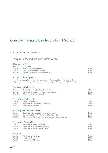 Mediation - FernUniversität in Hagen