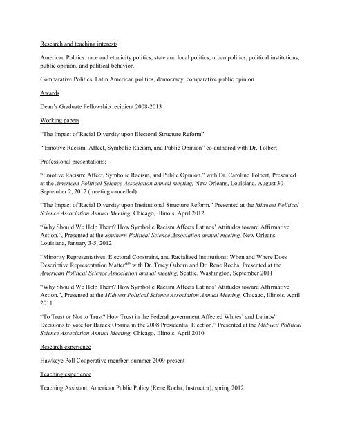 View Natasha Altema McNeely's CV.pdf - College of Liberal Arts ...