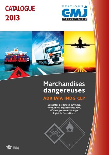 Téléchargement catalogue marchandises dangereuses