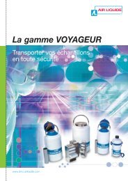 La gamme VOYAGEUR - Air Liquide
