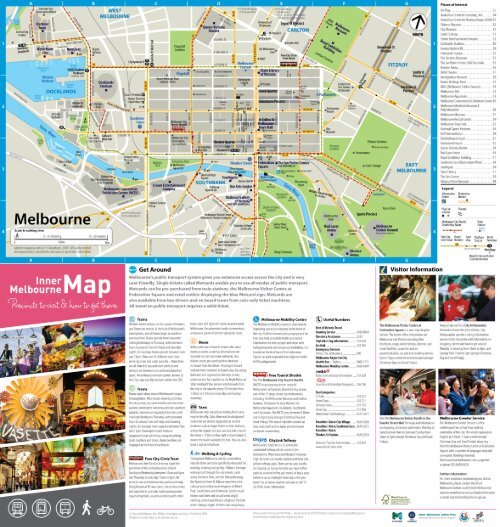 Inner Melbourne map - City of Melbourne