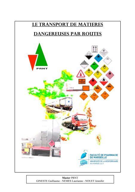 Le transport de matières dangereuses par routes - Santé et Sécurité ...