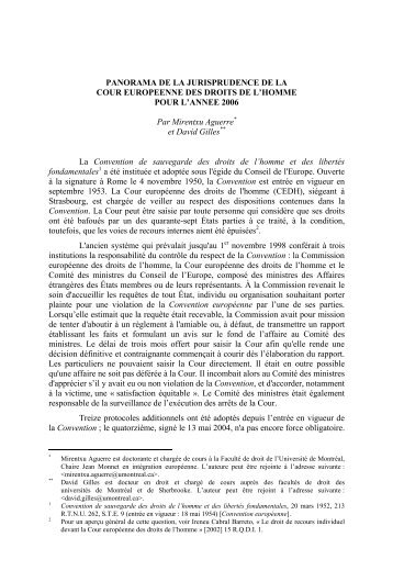 Mirentxu Aguerre & David Gilles - Société québécoise de droit ...