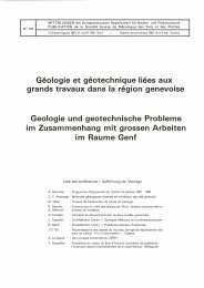 Géologie et géotechnique liées aux grands travaux ... - SGBF-SSMSR