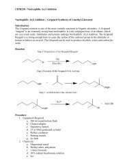 Nucleophilic Acyl Addition Nucleophilic Acyl Addition - classes link 1