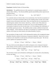 Solubility Product of Calcium Iodate - classes link 1