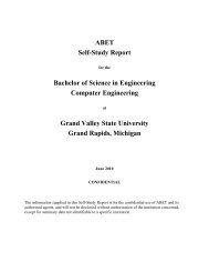 ABET Self-Study Report Bachelor of Science in Engineering ...