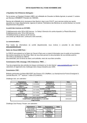 INFOS CREIF novembre 2008 - cdevo