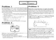 Problème 1 Problème 2 Problème 3