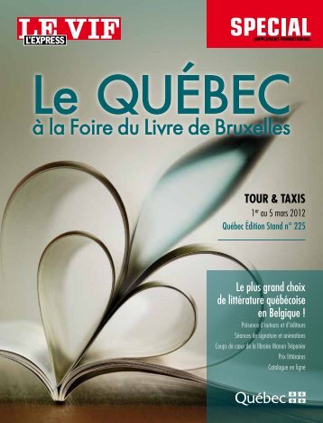 à la Foire du Livre de Bruxelles - Québec Édition