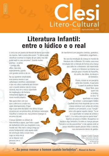 Literatura Infantil: entre o lúdico e o real - Clesi