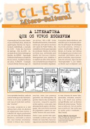 A LITERATURA QUE OS VIVOS ESCREVEM - Clesi