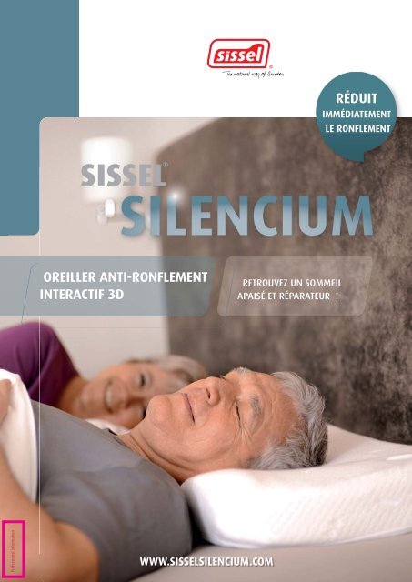 telecharger la brochure de l oreiller anti ronflement - Sissel.fr