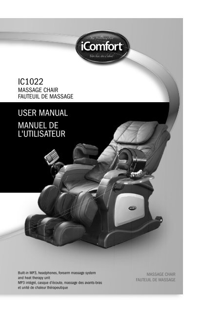 IC1022 USER MANUAL MANUEL DE L'UTILISATEUR - iComfort