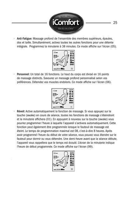 IC1022 USER MANUAL MANUEL DE L'UTILISATEUR - iComfort