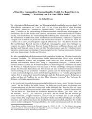 Dr. Franz: Êzîden und Aleviten [PDF] - Yeziden-Colloquium