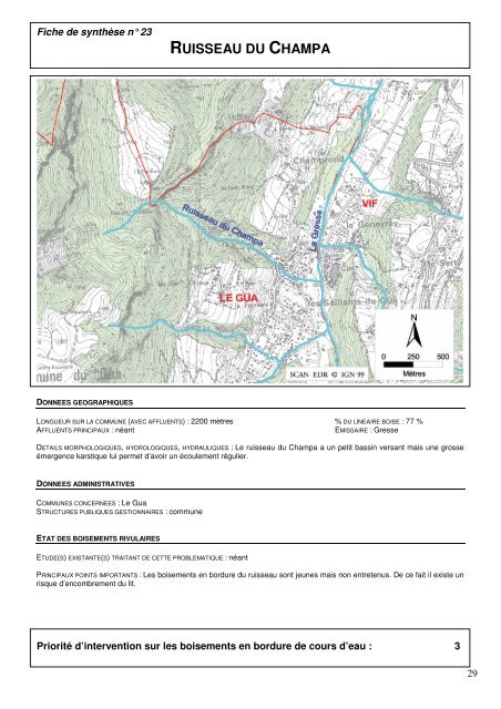 Diagnostic des cours d'eau sur le territoire de la METRO