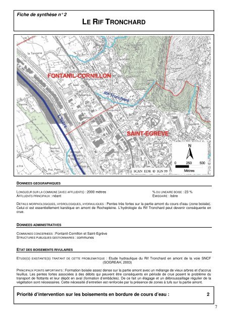 Diagnostic des cours d'eau sur le territoire de la METRO