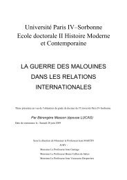 La guerre des Malouines dans les relations internationales