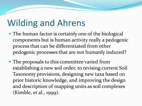 Development of Anthropogenic Soil Classification - Virginia Tech