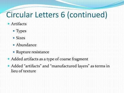 Development of Anthropogenic Soil Classification - Virginia Tech